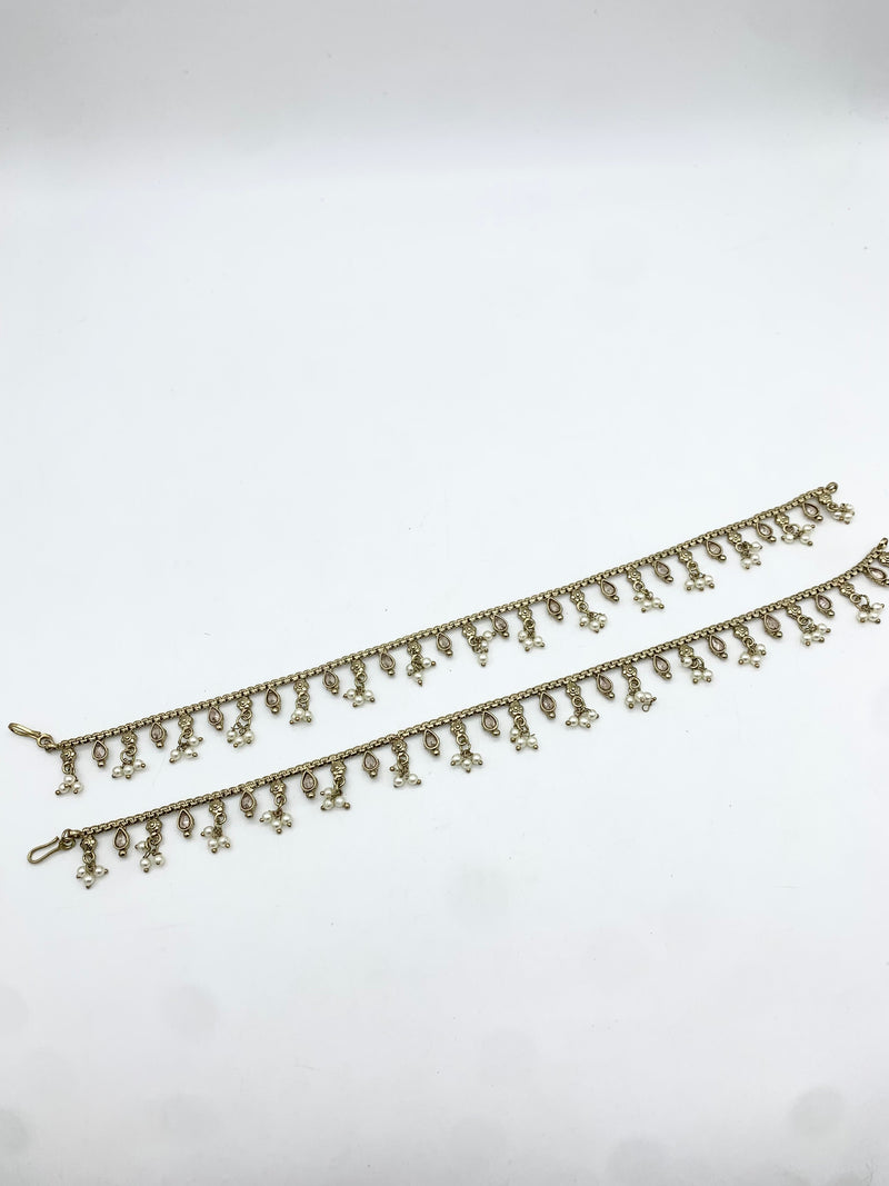 AM404 Gold Anklets polki