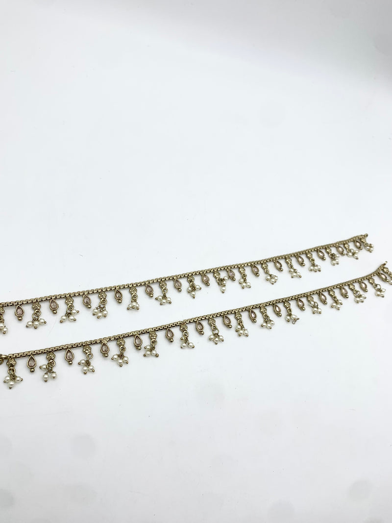 AM404 Gold Anklets polki