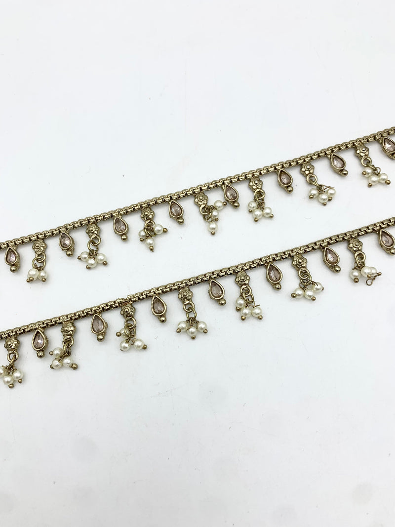 AM404 Gold Anklets polki