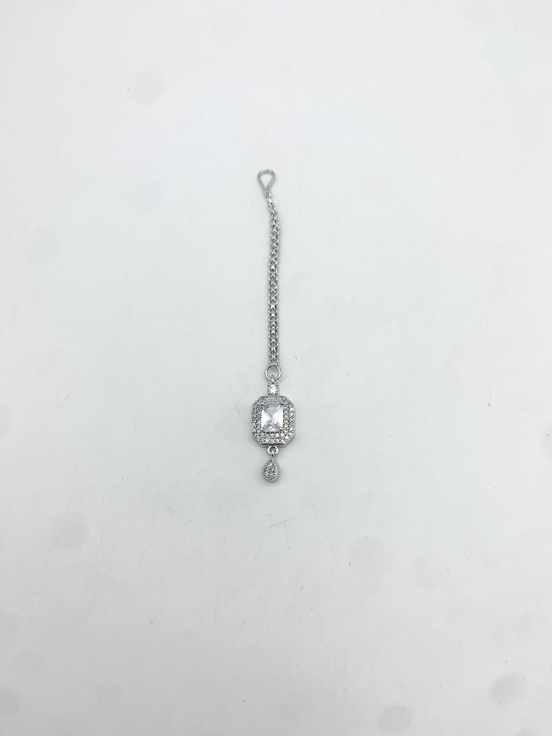 AM668 Silver tikka American diamond