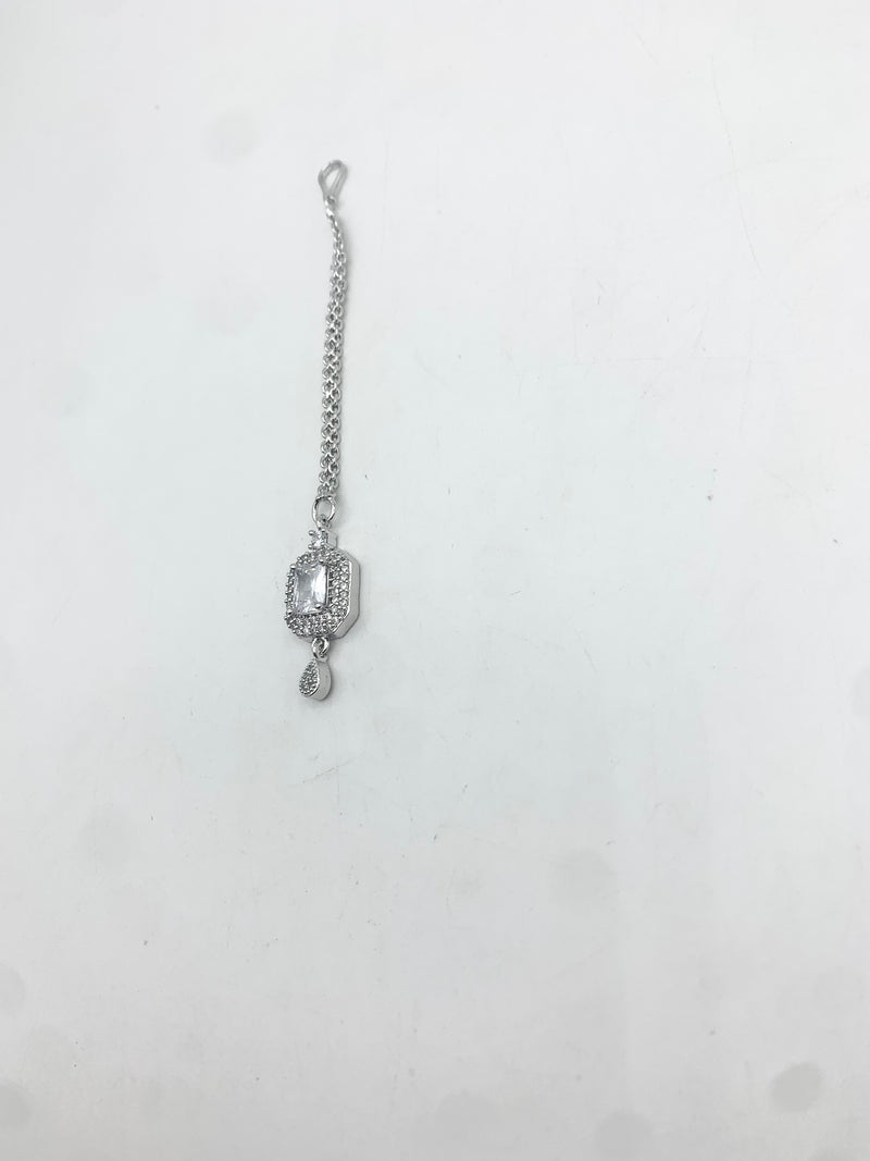 AM668 Silver tikka American diamond