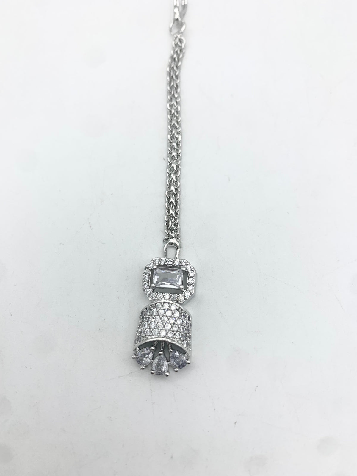 AM669 Silver tikka American Diamond