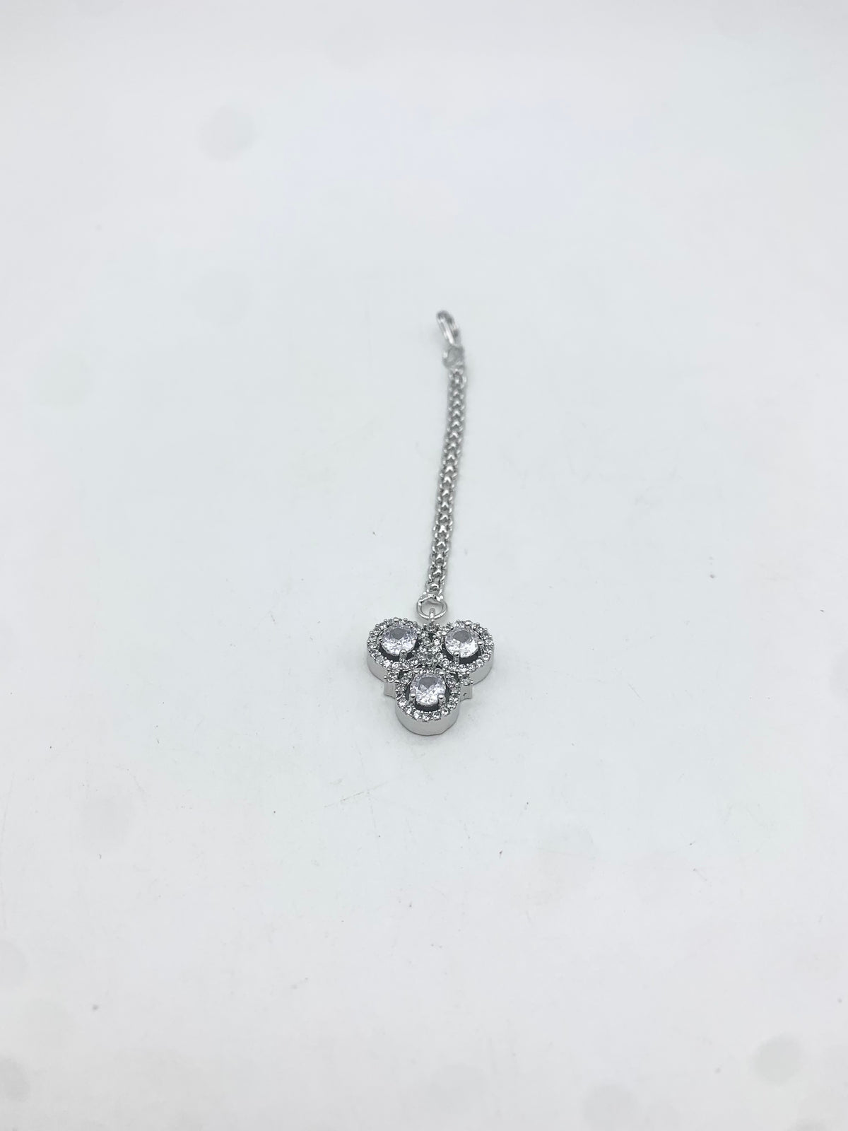 AM671 Silver Tikka American diamond