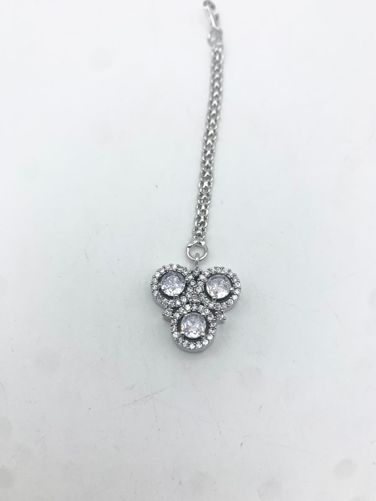 AM671 Silver Tikka American diamond