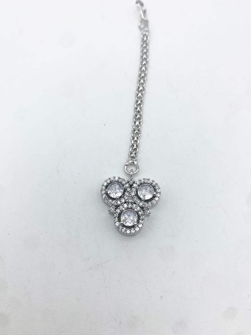 AM671 Silver Tikka American diamond