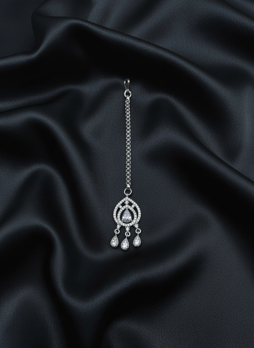 AM673 Silver tikka American Diamond