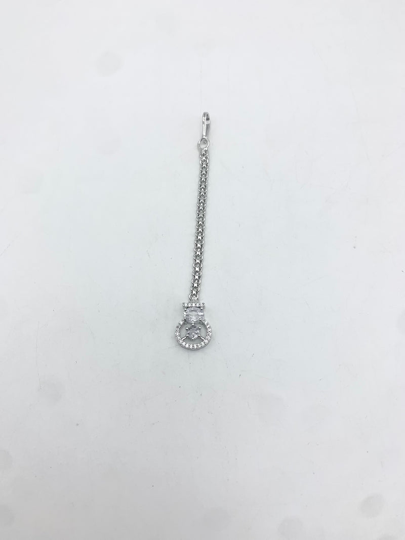 AM674 Silver tikka American diamond