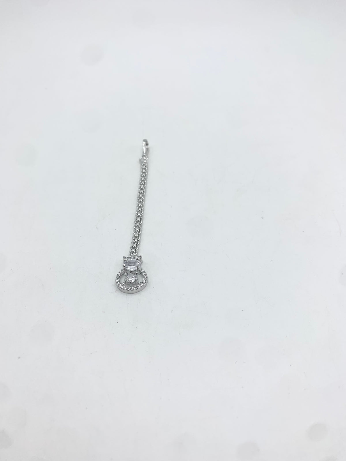 AM674 Silver tikka American diamond