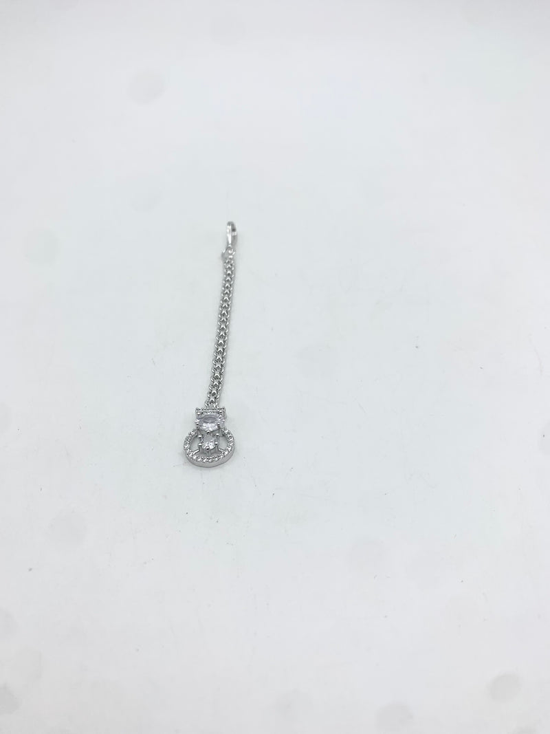 AM674 Silver tikka American diamond