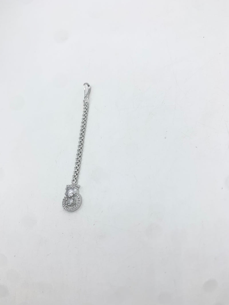 AM674 Silver tikka American diamond