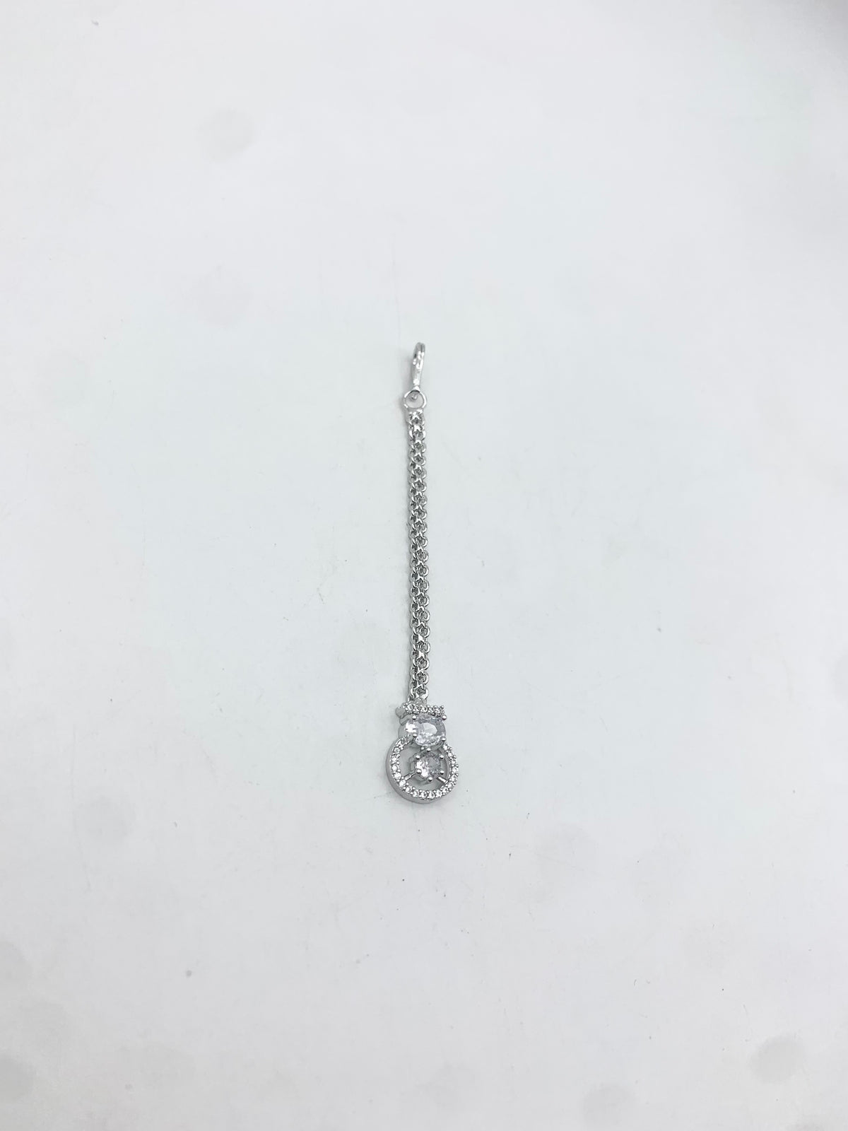 AM674 Silver tikka American diamond