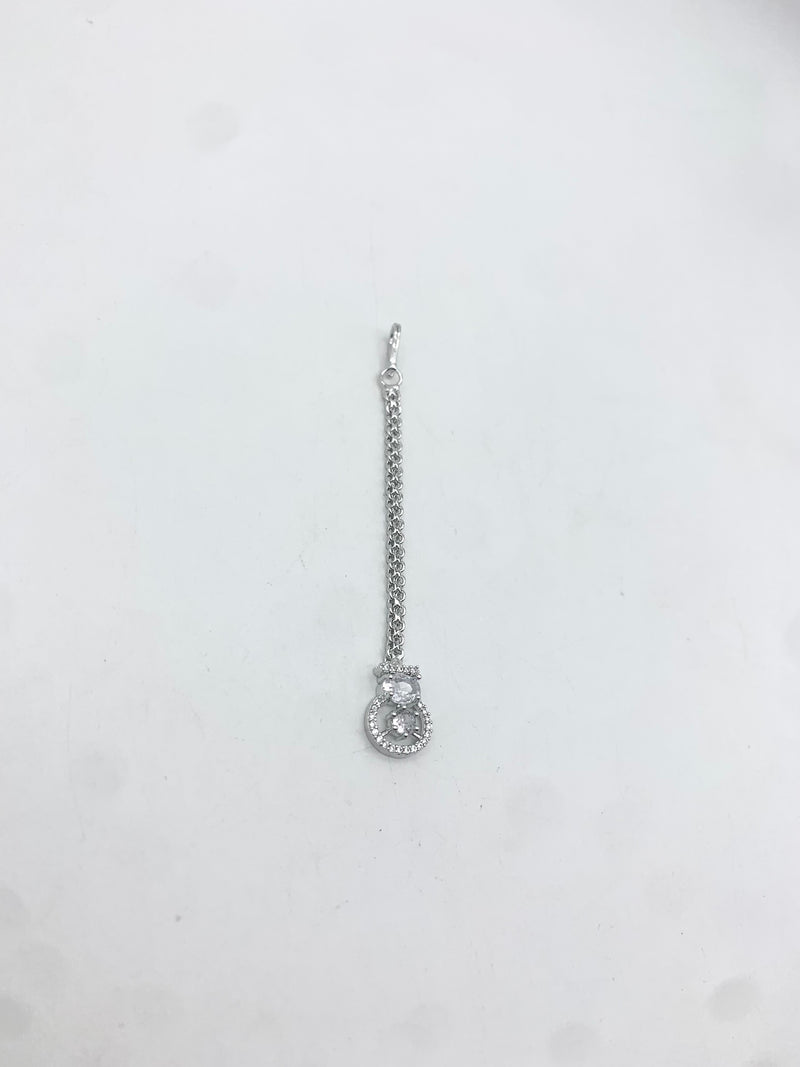 AM674 Silver tikka American diamond