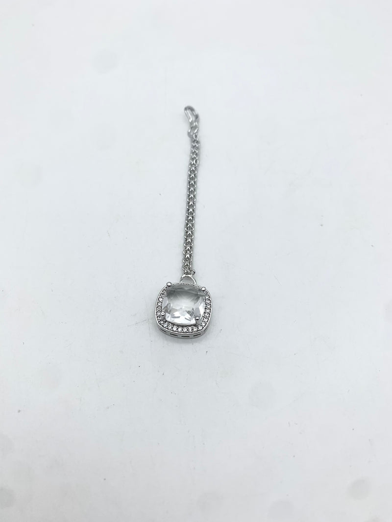 AM665 Silver tikka American diamond