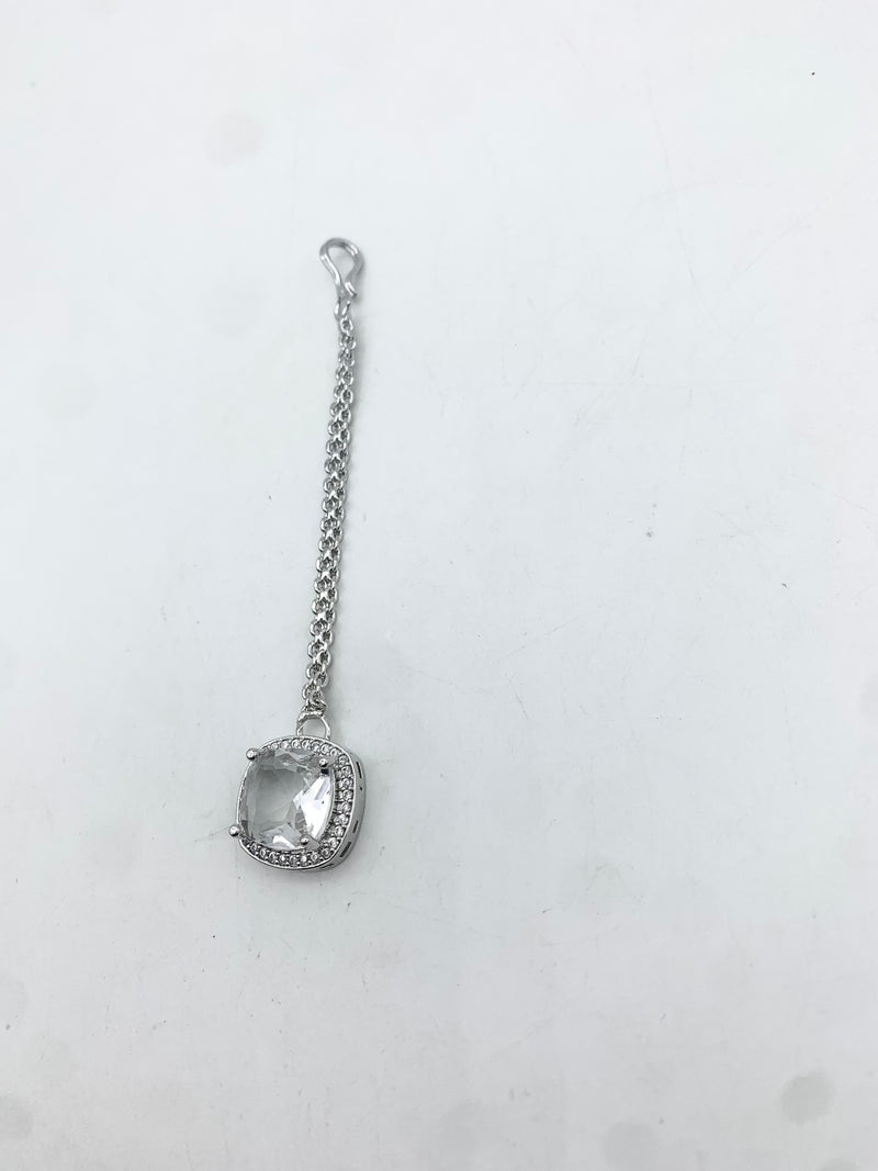 AM665 Silver tikka American diamond