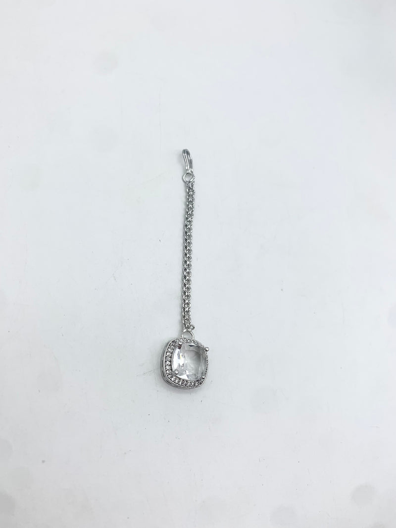 AM665 Silver tikka American diamond