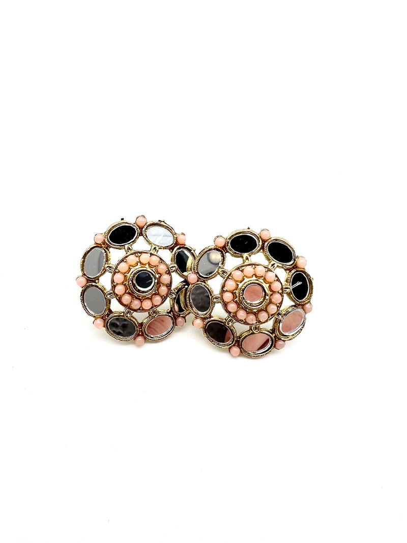 Circle mirror studs image 3