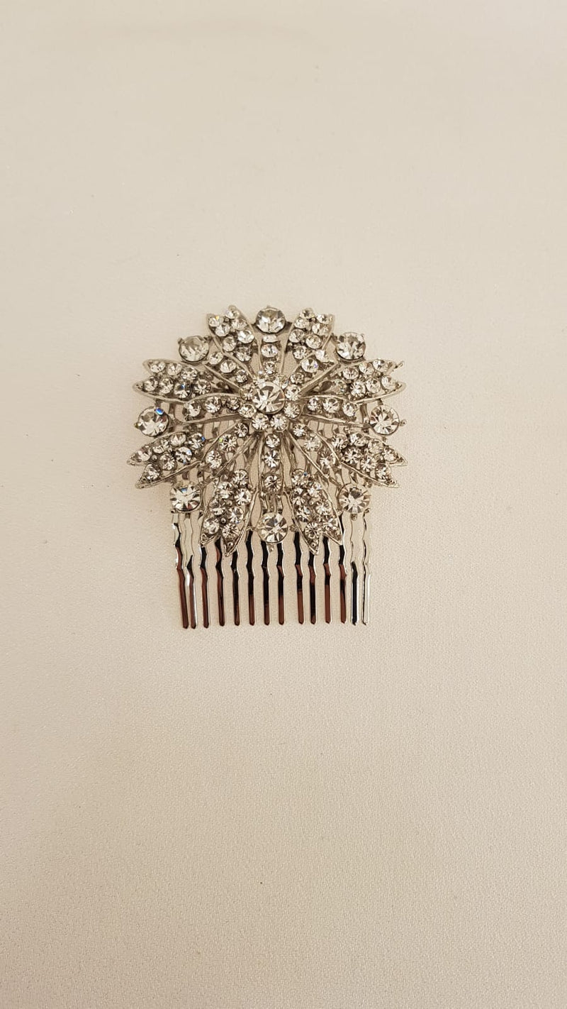 25 Silver hair comb image 0