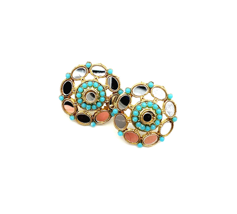 Circle mirror studs image 0