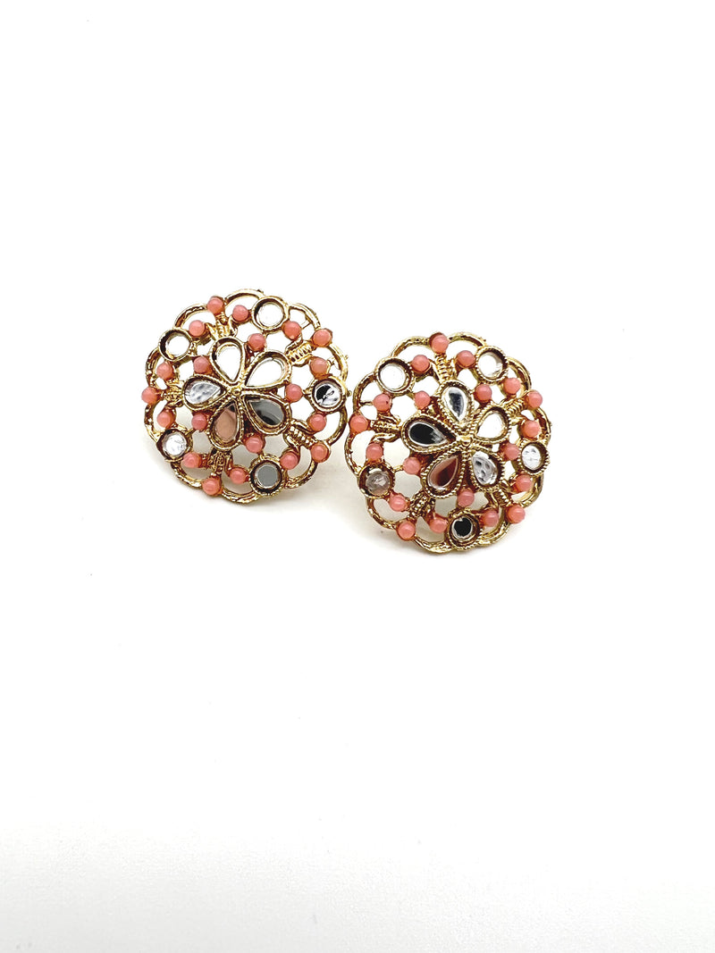 Floral mirror studs  image 2