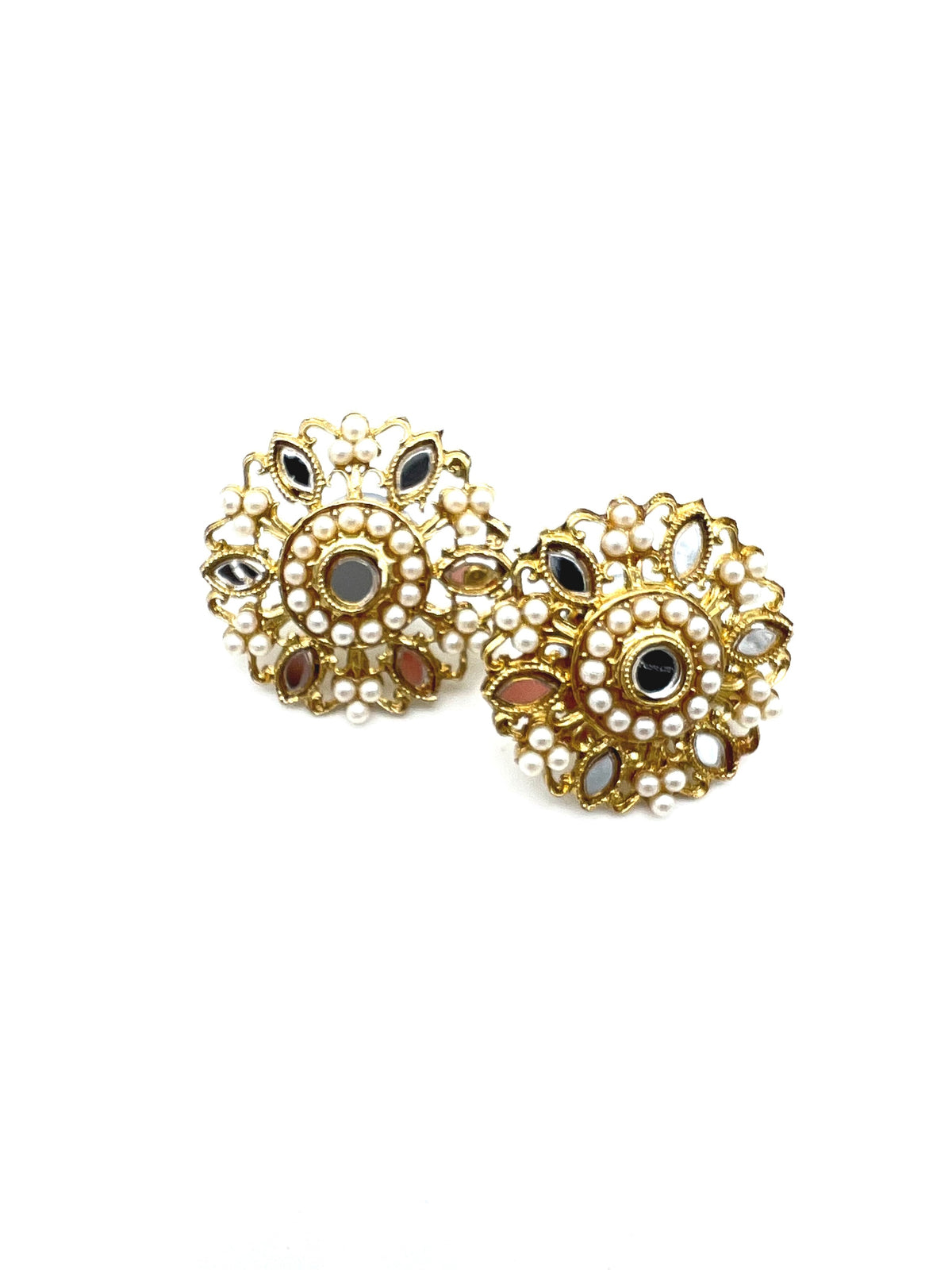 Floral mirror studs  image 2