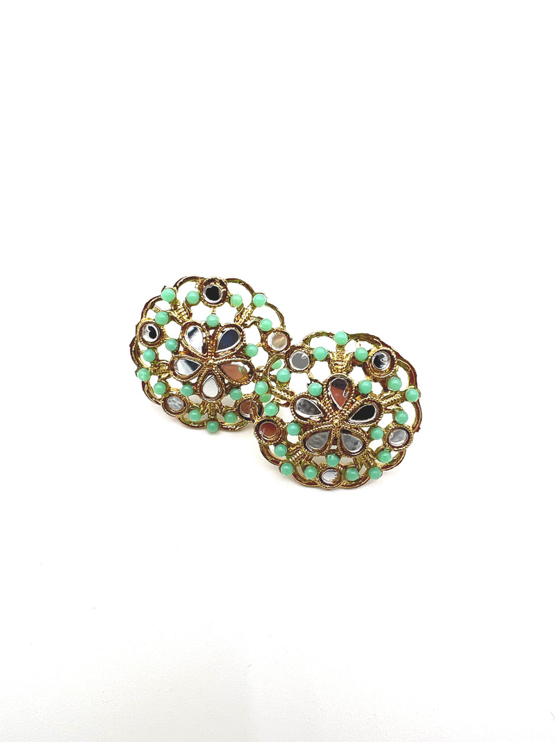 Floral mirror studs  image 3
